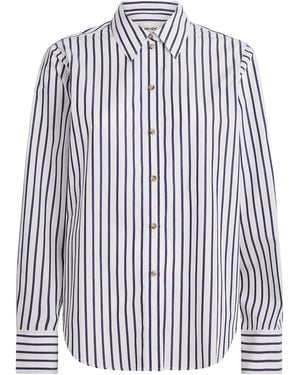ME+EM Relaxed Stripe Forever Shirt - Blue