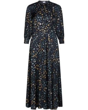 Marella Ribbon-Detail Midi Shirt Dress - Black