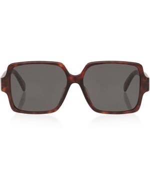 Celine Tortoiseshell Triomphe Cl40316U Square Sunglasses - Grey
