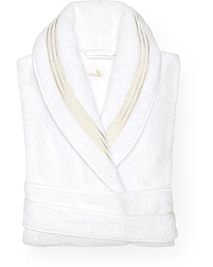 Pratesi Cotton Tre Righ Robe - White