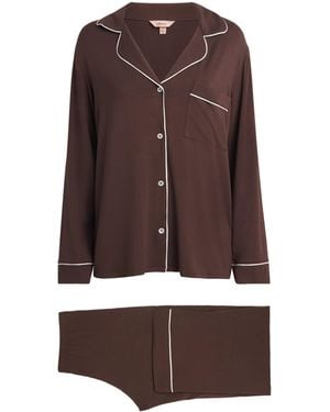 Eberjey Gisele Pyjama Set - Brown