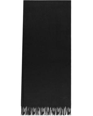 Givenchy Cashmere Logo Scarf - Black