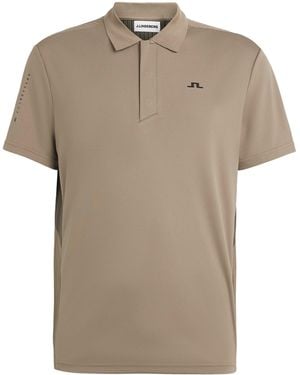 J.Lindeberg Knitted Neri Polo Shirt - Natural