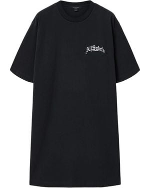 AllSaints Organic Cotton Lisa Mini Dress - Black