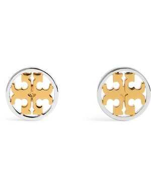 Tory Burch And-Plated Icon Stud Earrings - Metallic