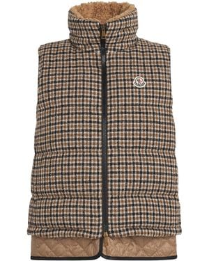 Moncler Wool-Blend Touvet Gilet - Brown