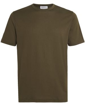 Sunspel Supima Cotton Classic T-Shirt - Green