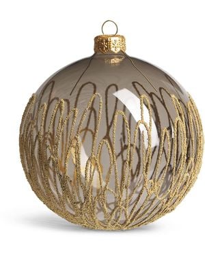 Harrods Rope-Detail Bauble - Metallic