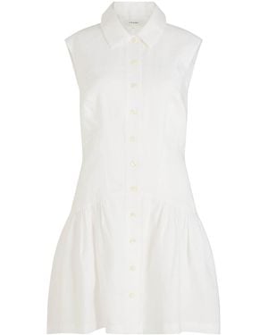 FRAME The Linen Day Dress - White