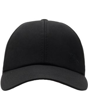 Burberry Gabardine Baseball Cap - Black