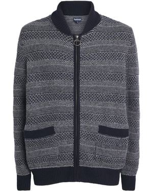 Barbour Wool Helmsley Cardigan - Gray