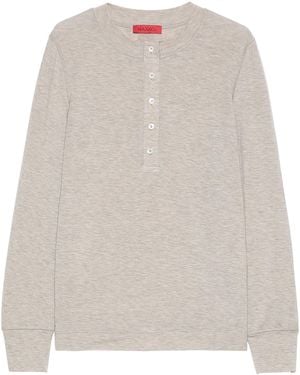 MAX&Co. Cotton Button-Up Top - White
