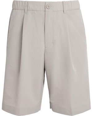 Herno Cotton Corduroy Chino Shorts - Grey