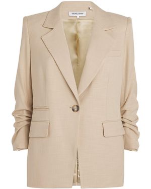 Veronica Beard Battista Dickey Blazer - Natural