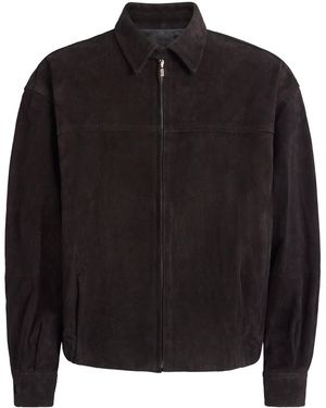 LE17SEPTEMBRE Suede Jacket - Black