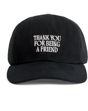 Ami Paris Cotton Friend Baseball Cap - Black