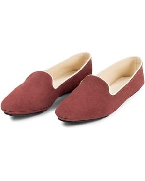 Frette Suede Jewlement Slippers - Pink