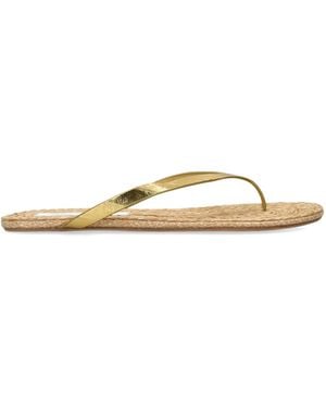 Christopher Esber Raffia Palma Flip Flops - Natural