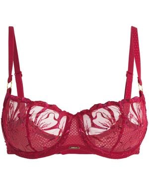 Chantelle Embroidered Fleurs Balconette Bra