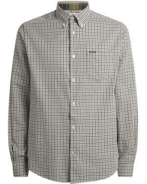 Barbour Gingham Padshaw Shirt - Grey