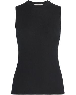 Johnstons of Elgin Superfine Cashmere Tank Top - Black