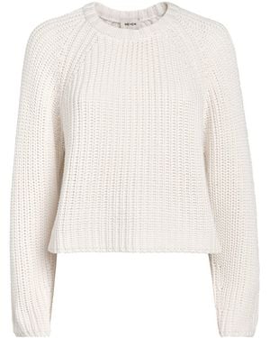 ME+EM Organic Cotton Weekend Sweater - White