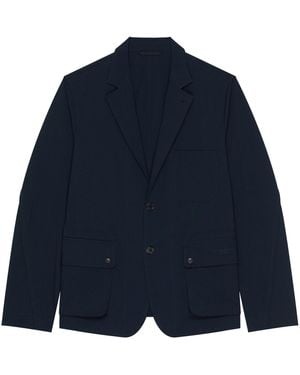 Givenchy Technical Deconstructed Blazer - Blue