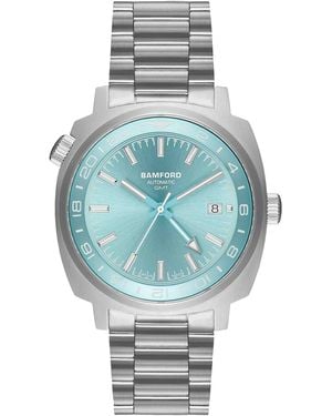 BAMFORD LONDON Stainless Steel Gmt Watch - Blue