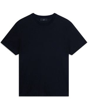 dunhill Linen-Cotton T-Shirt - Black