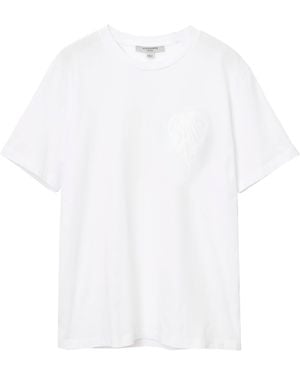 AllSaints Organic Cotton Poster Graphic T-Shirt - White