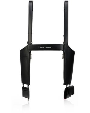 Christian Louboutin Tactical Leather Harness - Black