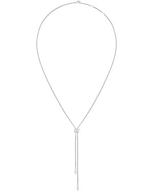 Chaumet And Diamond Bee De Pendant Necklace - White