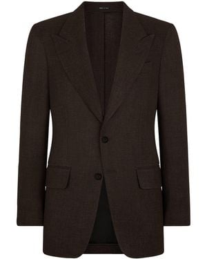 Tom Ford Wool-Blend Shelton Blazer - Black