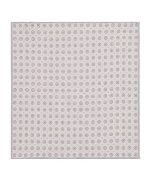 Eleventy Cotton-Wool Pocket Square - White