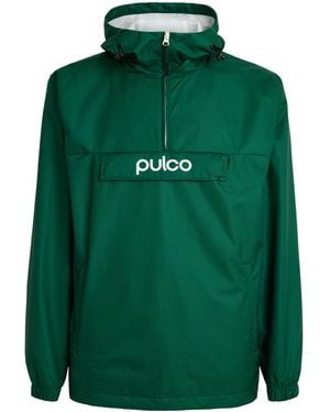 Pulco Studios Water-Resistant Coaches Jacket - Green