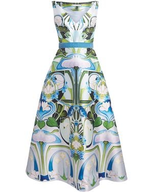 Mary Katrantzou Ceramica Lila Mykah Maxi Dress - Blue