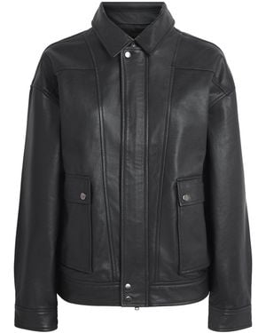 PAIGE Ashland Leather Jacket - Black