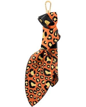 Givenchy Leather Leopard Bag Charm - Metallic
