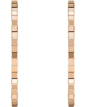 Chopard Ice Cube Hoop Earrings - White