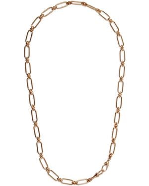Annoushka Knuckle Bold Link Chain Necklace - Metallic
