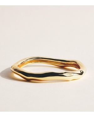 Alexis Large-Plated Molten Bangle - Blue