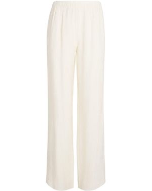 Anine Bing Crinkled Aden Trousers - White