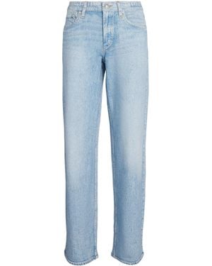 Rag & Bone Trompe-L'Oeil Wide-Leg Trousers - Blue