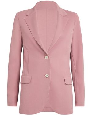 Eleventy Linen-Wool Blazer - Pink