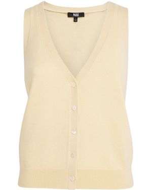 PAIGE Cashmere Anika Top - Natural
