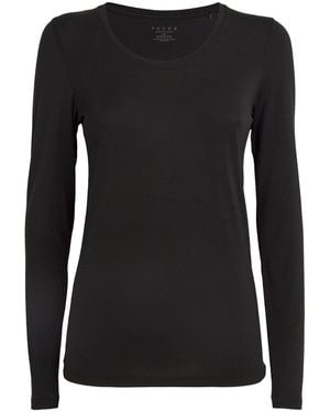 FALKE Long-Sleeve Daily Climawool T-Shirt - Black