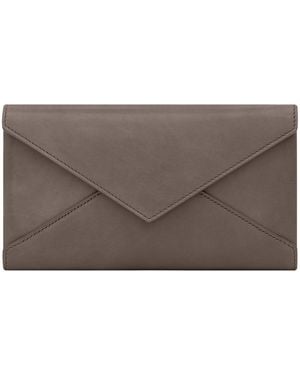 Saint Laurent Large Letter Wallet - Grey