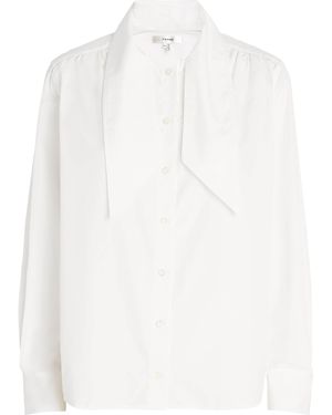 FRAME Cotton The Wednesday Shirt - White