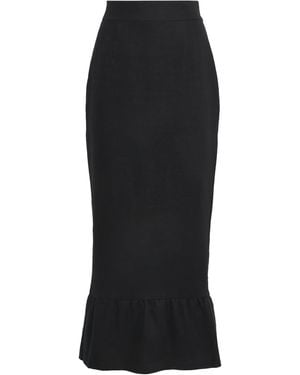 Posse Linen Matilda Midi Skirt - Black