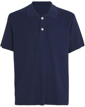 Jacquemus Short-Sleeve Polo Shirt - Blue